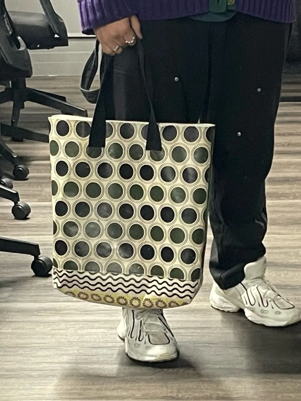 MARNI PVC Large Tote Bag with Attached Pouched - EUC LAPTOP BAG - Picture 9 of 9